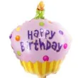 balon foliowy happy birthday muffin rozowy oem 14 shp