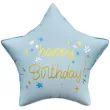 balon foliowy happy birthday niebieski matowy godan 18 str