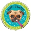 balon foliowy happy birthday piesek unique 18 rnd