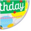 balon foliowy happy birthday qualatex bubbles 22 orb