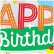balon foliowy happy birthday qualatex bubbles 22 orb