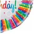 balon foliowy happy birthday rainbow unique 18 rnd
