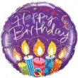 balon foliowy happy birthday swieczki qualatex 18 rnd