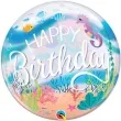 balon foliowy happy birthday syrenki qualatex bubbles 22 orb