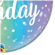balon foliowy happy birthday tecza qualatex bubbles 22 orb