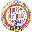 balon foliowy happy birthday to you grajacy amscan 28 rnd