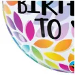 balon foliowy happy birthday to you qualatex 22 orb