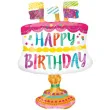 balon foliowy happy birthday tort amscan 12 shp