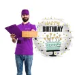 balon foliowy happy birthday tort folat 18 rnd