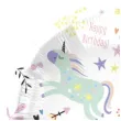 balon foliowy happy birthday unicorn folat 18 rnd