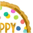 balon foliowy happy birthday w kropki amscan 17 rnd