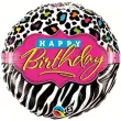 balon foliowy happy birthday zebra qualatex 18 rnd