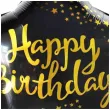 balon foliowy happy birthday zloto czarny jix 18 str