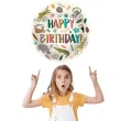 balon foliowy happy birthday zwierzeta zoo folat 18 rnd