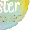 balon foliowy happy easter wielkanoc amscan 17 rnd