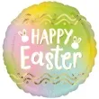 balon foliowy happy easter wielkanoc amscan 17 rnd