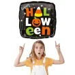 balon foliowy happy halloween czarny amscan 16 sqr
