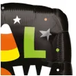 balon foliowy happy halloween czarny amscan 16 sqr