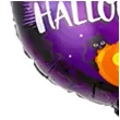 balon foliowy happy halloween dynia i duch fioletowy flexmetal 18 rnd