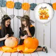 balon foliowy happy halloween swieto dyni bialy 18 rnd