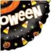 balon foliowy happy halloween z dynia betallic 18 rnd