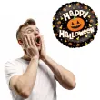 balon foliowy happy halloween z dynia betallic 18 rnd