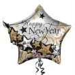 balon foliowy happy new year gwiazda multi amscan 27 str