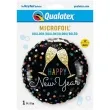 balon foliowy happy new year kieliszki qualatex 18 rnd