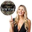 balon foliowy happy new year paski qualatex 18 rnd