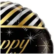 balon foliowy happy new year paski qualatex 18 rnd