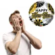 balon foliowy happy new year rozety bialo zloty qualatex 18 rnd