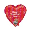 balon foliowy happy valentines day czerwony amscan 32 hrt