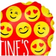 balon foliowy happy valentines day serce emoji betallic 18 hrt