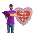 balon foliowy happy valentines day serce rozowy grabo 18 hrt