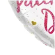 balon foliowy happy valentines day serce z brokatem qualatex 18 hrt