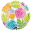 balon foliowy hawajskie kwiaty amscan 18 rnd
