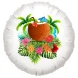 balon foliowy hello aloha kokos drink bialy 18 rnd