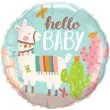 balon foliowy hello baby qualatex 18 rnd
