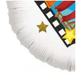 balon foliowy hollywood party nagroda bialy 18 rnd