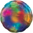 balon foliowy holographic circle teczowy amscan 17 rnd