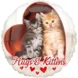 balon foliowy hugs kittens amscan 17 rnd