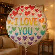 balon foliowy i love you tecza amscan 22 rnd