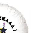 balon foliowy imprezkaaa je je jeee bialy 18 rnd