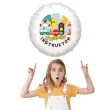 balon foliowy instruktor jazdy najlepszy znak bialy 18 rnd