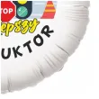 balon foliowy instruktor jazdy najlepszy znak bialy 18 rnd