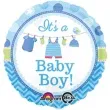 balon foliowy its a baby boy niebieski amscan 17 rnd
