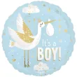 balon foliowy its a boy bocian niebieski 18 amscan rnd