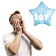 balon foliowy its a boy gwiazdka blekitny partydeco 19 str