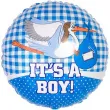 balon foliowy its a boy niebieski folat 18 rnd