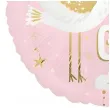 balon foliowy its a girl bocian rozowy amscan 18 rnd